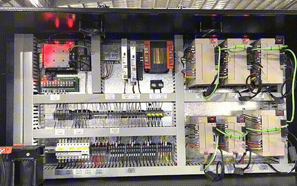 Elektrikli metal bükme merkezi kontrol sistemi